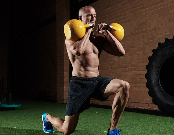 weighted lunges
